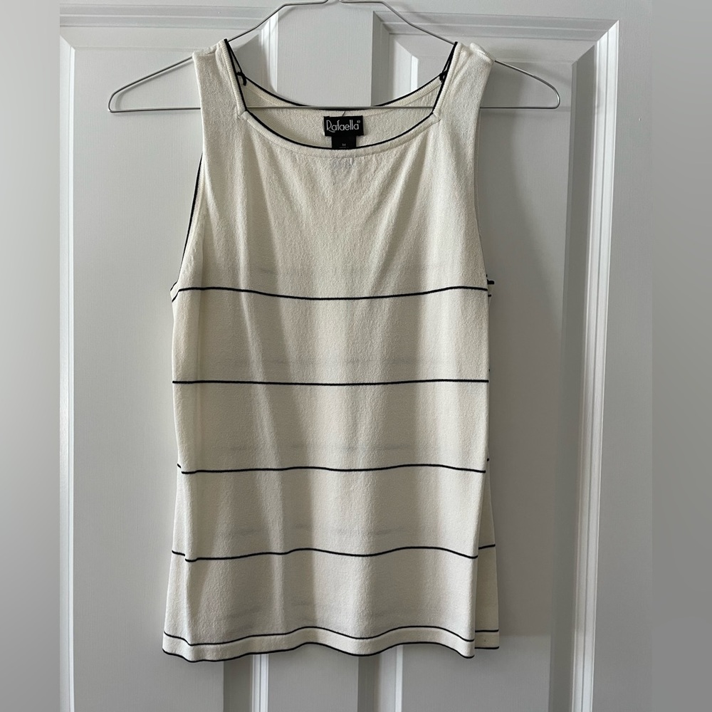 Women’s dressy tank top rayon nylon blend.